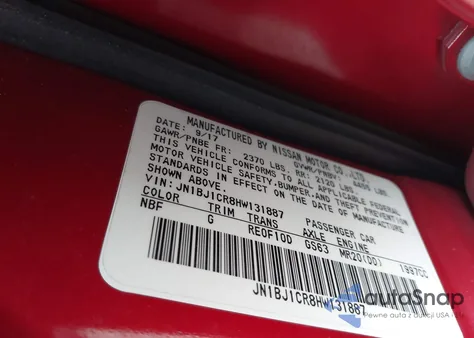 2017 Nissan Rogue Sport Sv from USA, damaged, VIN JN1BJ1CR8HW131887